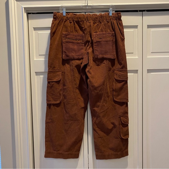 Free People Tahiti Corduroy Cords Cargo Pants | Size Medium - Picture 6 of 7
